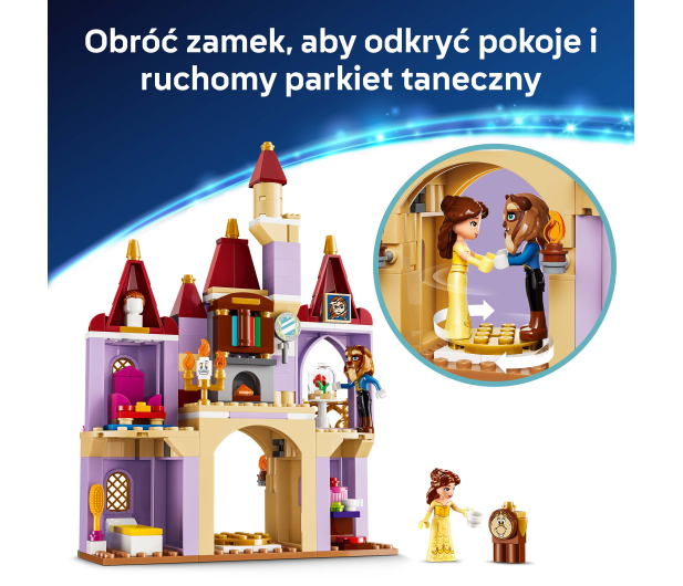 LEGO DISNEY 43289 Zaczarowany zamek Pięknej i Bestii - 1529798 - zdjęcie 5